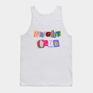 Fright Club Letters Tank Top